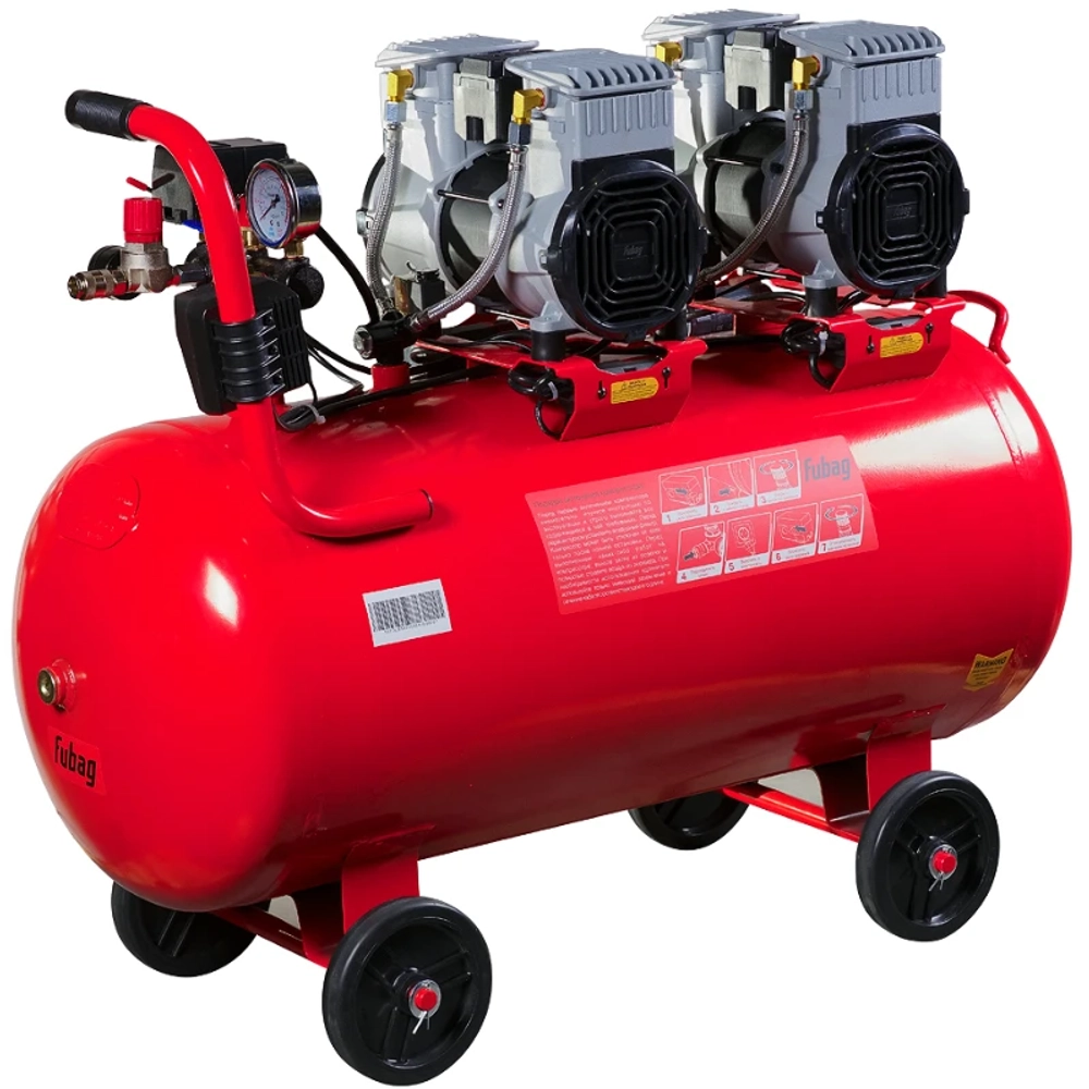 FUBAG OLS 500/100 CM2х2 компрессор безмасляный малошумный 646075