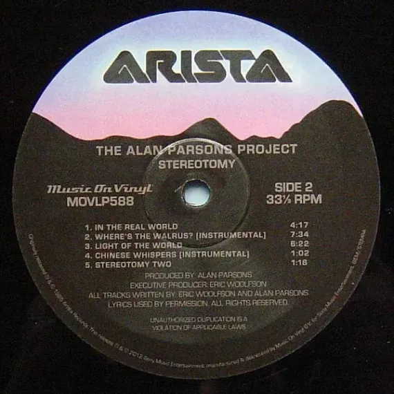 The Alan Parsons Project - Stereotomy