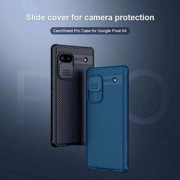 Чехол Nillkin Camshield Pro для Google Pixel 6A (Синий)