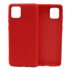 Силиконовый чехол Silicone Cover для Samsung Galaxy Note 10 Lite 2020 (Красный)