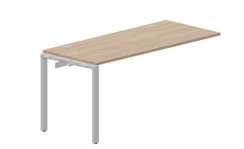стол Strike 1580х680х750мм (2 громмета) - приставной элемент