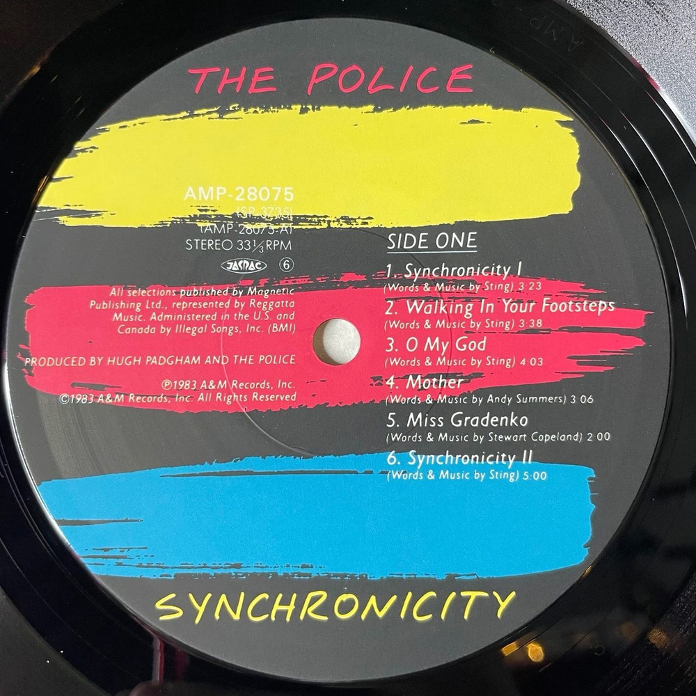 Винтажная виниловая пластинка LP The Police Synchronicity (Japan 1983) (No Obi) King Of Pain