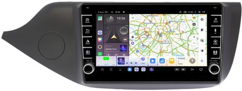 Магнитола для KIA Ceed 2 (JD) 2012-2018 (рамка матовая) - Kuberg OL-9781 (кнопки и крутилки) Android 13, Быстрая, CarPlay, 4G SIM-слот