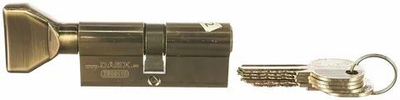 Цилиндровый механизм DAMX NW70 AB ключ/вертушка (античная бронза)  Арт.12877
