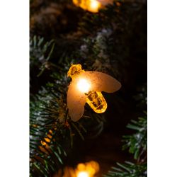 ERASG024-03 ЭРА Садовая гирлянда Пчелки на солнечной батарее, 5,8 м