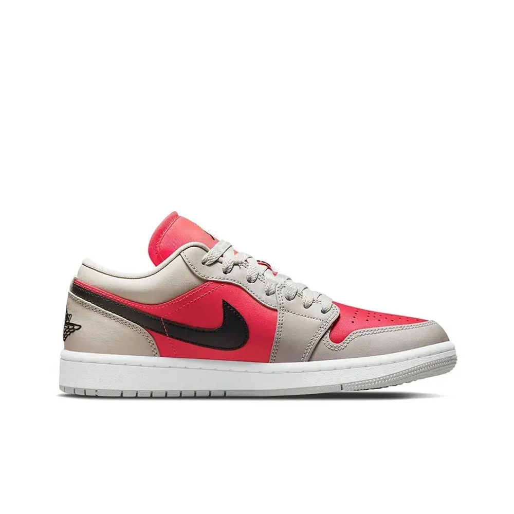 Женские кроссовки Air Jordan 1 Low 'Light Iron Ore Siren Red' DC0774-060