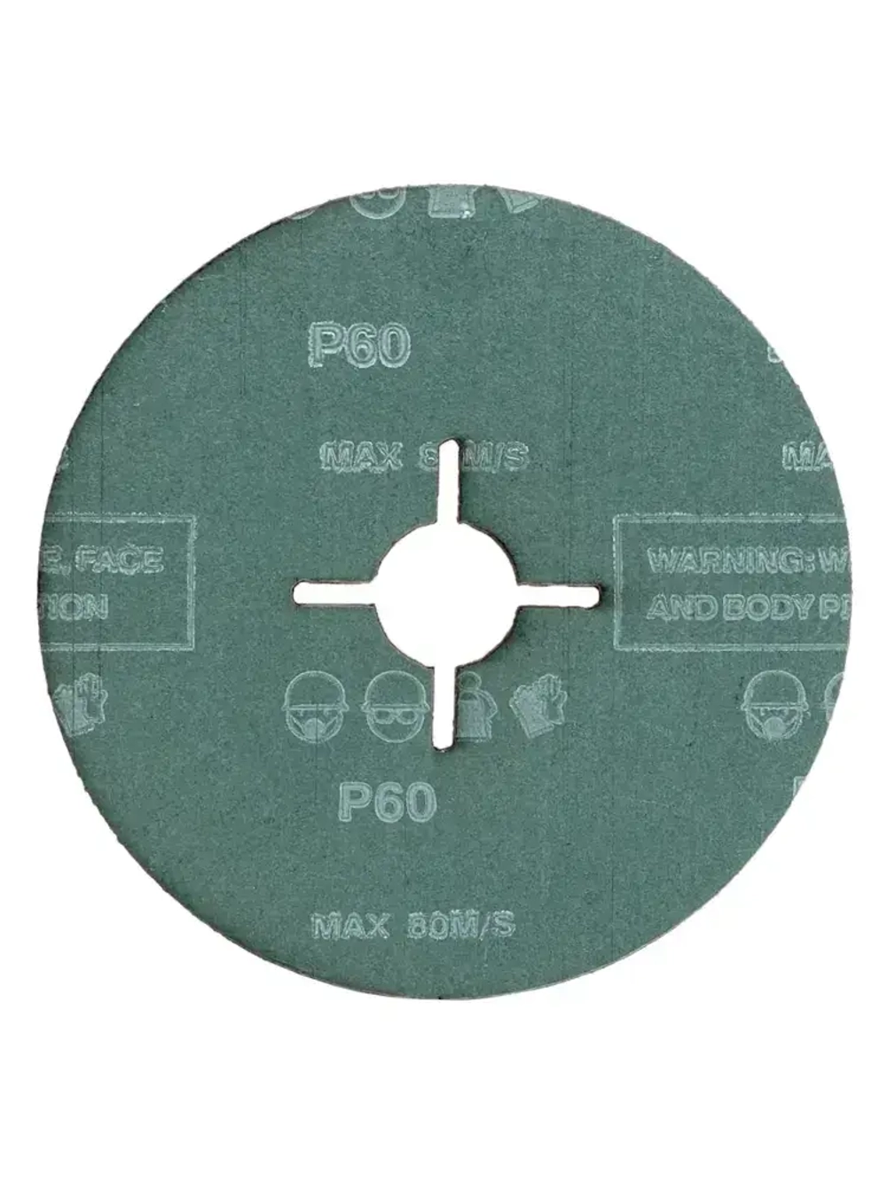 125мм Р60 Фибровый шлифовальный круг (5шт.) SHARPSPLITER для работ по металлу с зерном оксид циркония