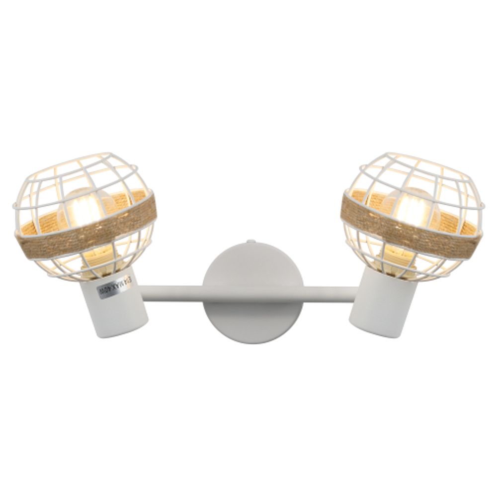 Светильник настенно-потолочный спот Rivoli Anselma 7034-702 2 x E14 40 Вт поворотный