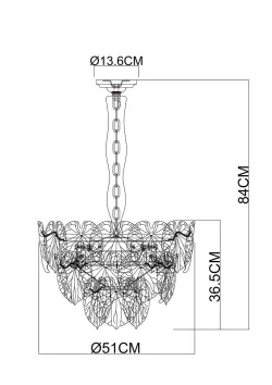 Подвесная люстра Arte Lamp KAPRI