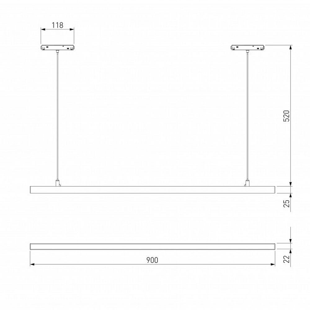 Подвесной светильник Elektrostandard Slim Magnetic a064802