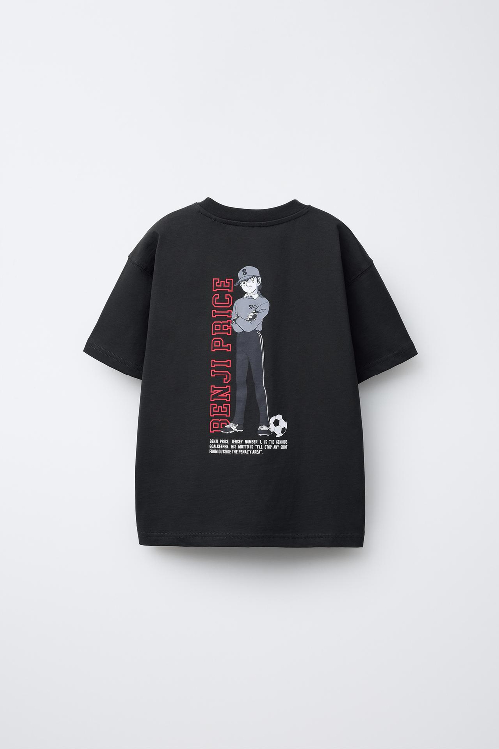 ZARA ФУТБОЛКА С ПРИНТОМ CAMPEONES OLIVER & BENJI ©, ЧЕРНЫЙ