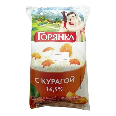 Творожный продукт Горянка с курагой 16,5%