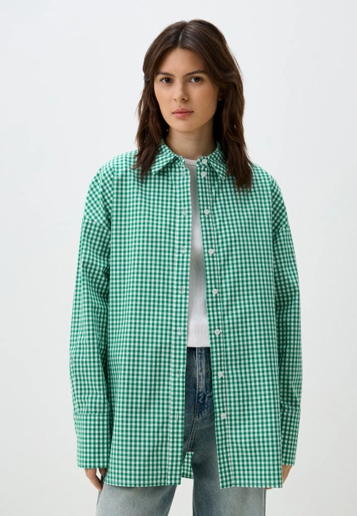 Рубашка в клетку виши