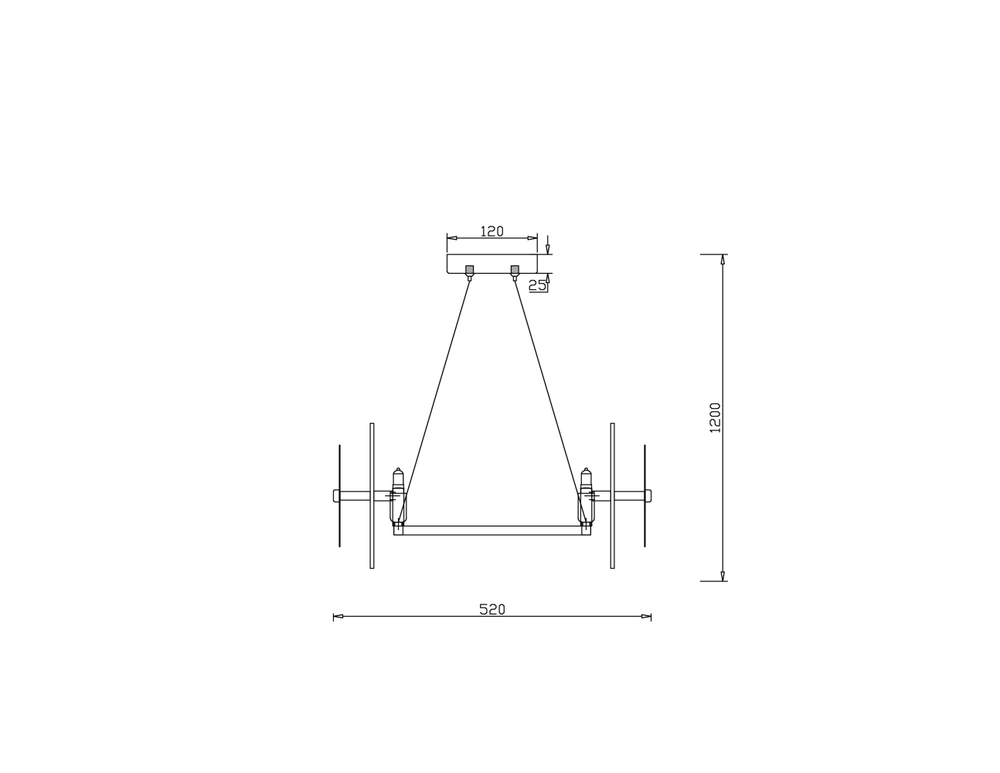 Подвесной светильник Freya FR5172PL-06BS