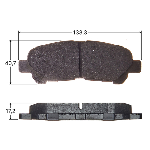 Колодки тормозные дисковые Avantech задние AV0121