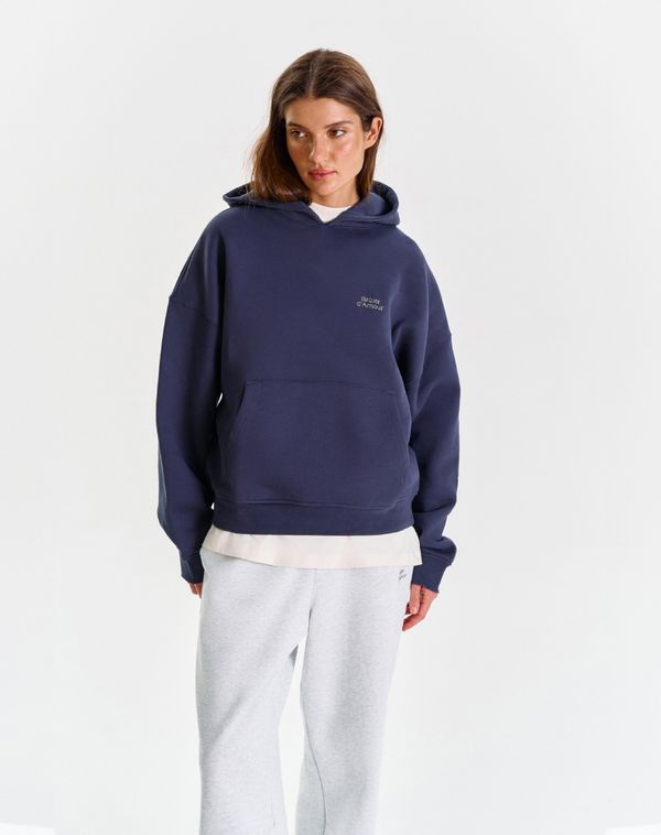 Худи Logo de base 04 темно-синее - фото 3