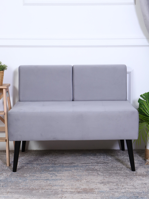 Диван "Twist" антивандальный велюр серый/венге