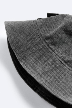 ZARA ПАНАМА С КАРМАНОМ, АНТРАЦИТОВО-СЕРЫЙ