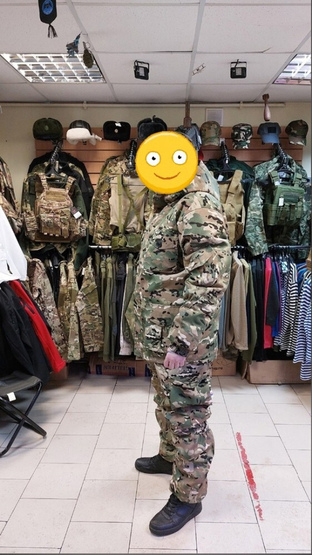 Костюм зимний флисовый Горка мультикам Rip-Stop