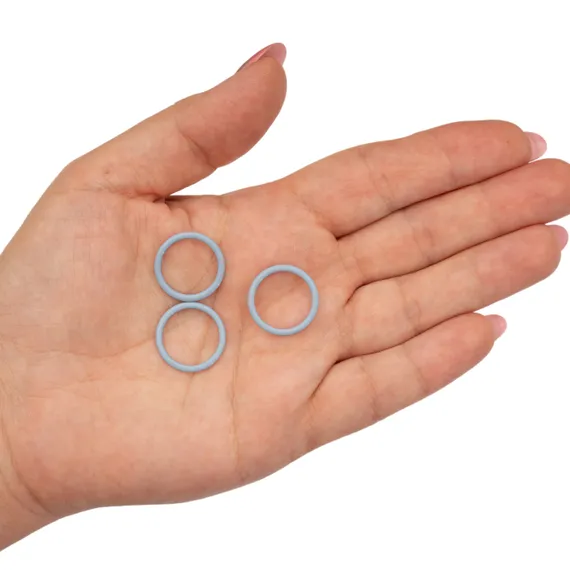 Кольцо для бретели голубое небо 15 мм