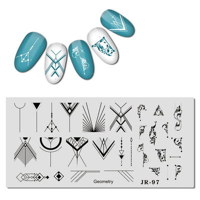 Пластина для стемпинга JR097*
