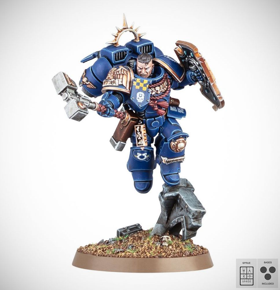 Captain with Jump Pack and Relic Shield