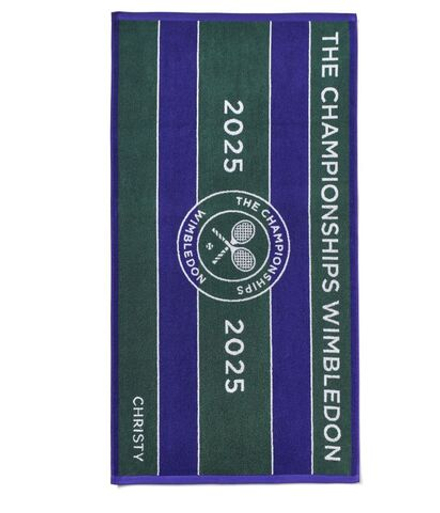 Теннисное полотенце Wimbledon The Championships 2025 - green/purple