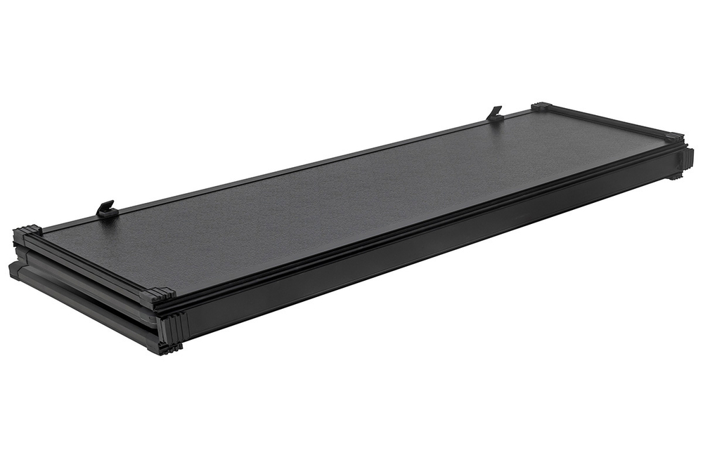 Крышка кузова для Foton Tunland G7, трёхсекционная 1620х1640/1620 мм, алюминиевая, черная РИФ