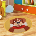 Коврик - лежанка для животных «ЛАПУСИКИ», мистер Руперт, цвет как на фото d-60см (лейбл)