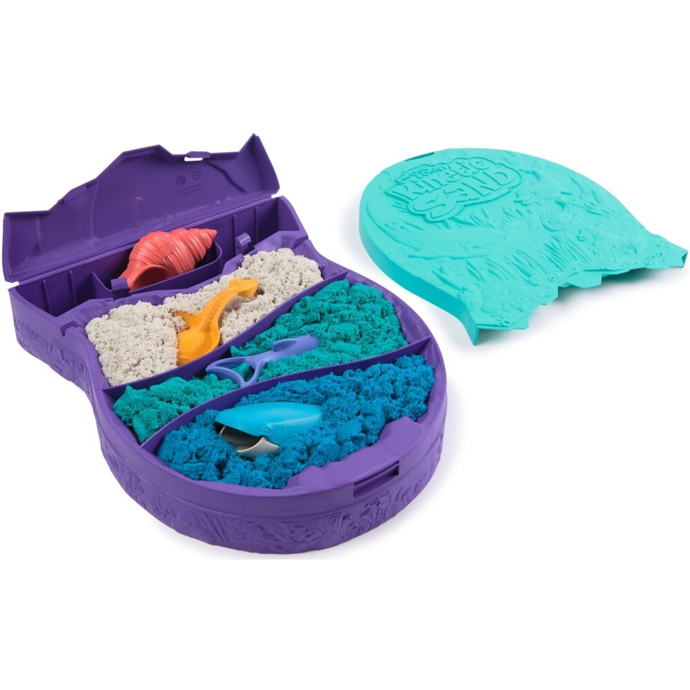 Kinetic Sand - Кинетический песок Ракушка 680 г Глубоководный набор 20146589 / артикул   71670 6069782 20146589  / GTIN 681147012691