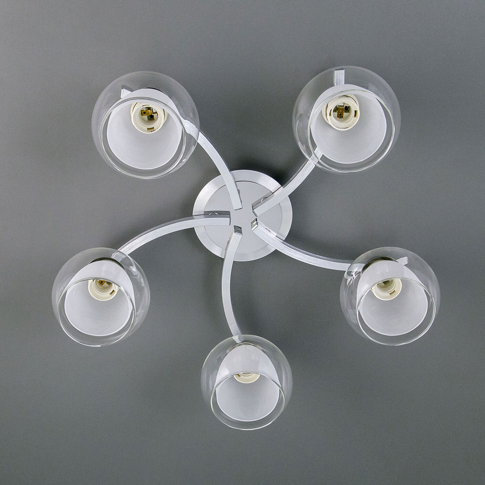 Citilux Кристи CL152157 Люстра потолочная Алюминий Хром