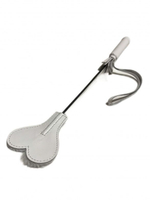 Белый кожаный мини-стек - 36 см. (Цвет: белый)