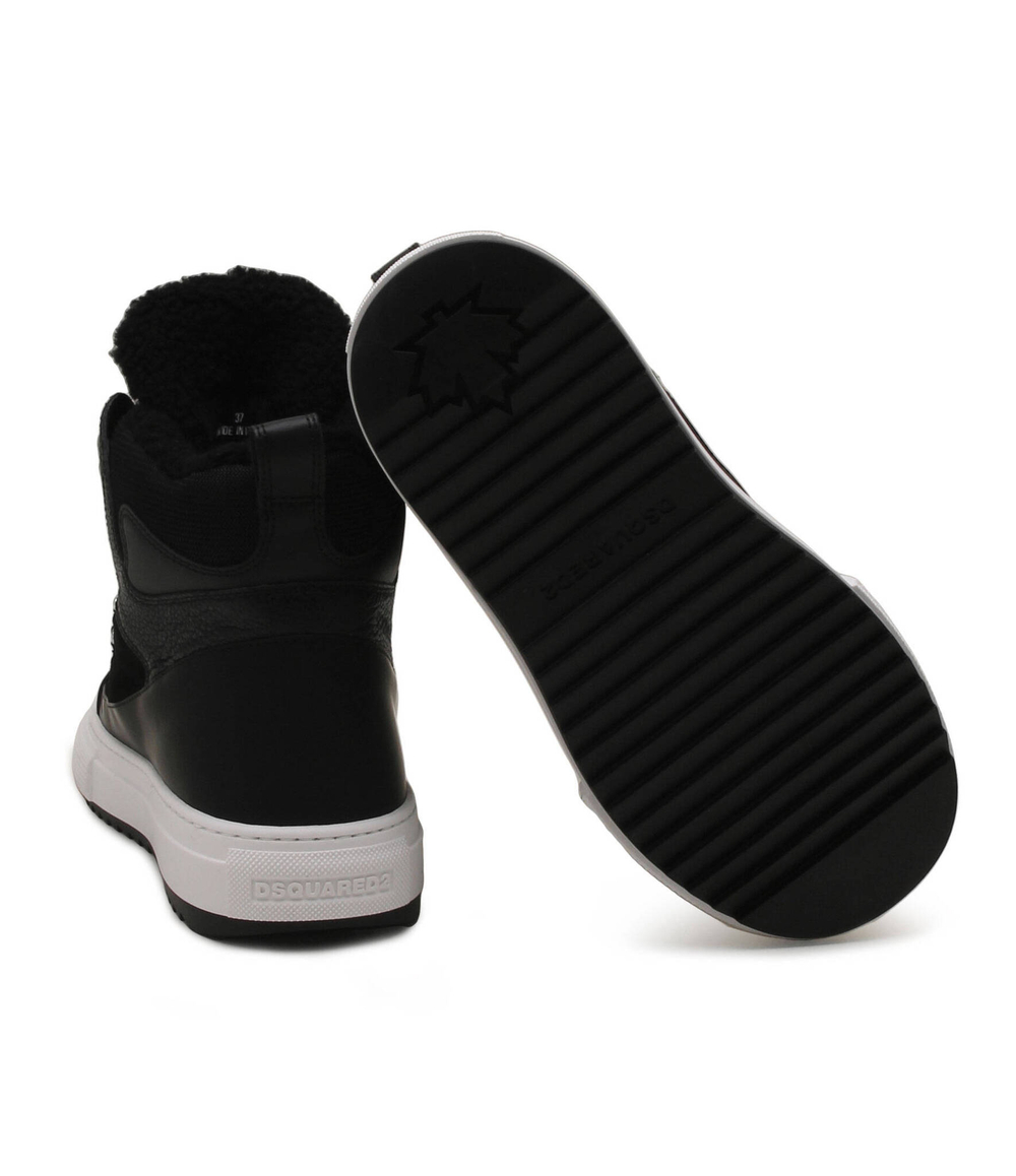 Кожаные угли Dsquared2 - черный(SNW0257 25100041)