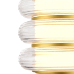 SL6239.203.03 Светильник подвесной ST-Luce золото/прозрачный LED 1*16W 3000K FRITTELA