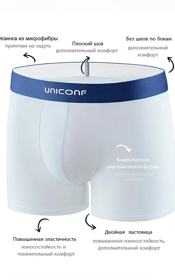 Мужские трусы BB70 Белый