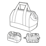 Сумка allrounder m dark blue