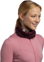 Шерстяной шарф-труба Buff Merino Lightweight Solid Garnet