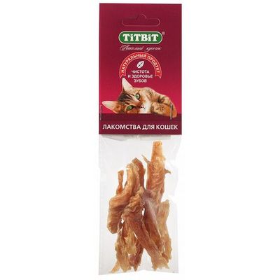 Филе куриное (соломка) для кошек - мягкая упаковка