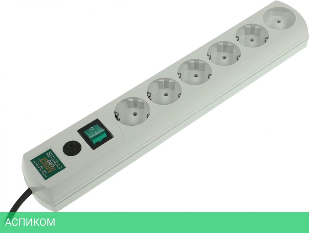 Сетевой фильтр Most LRG 6-1.6WT белый