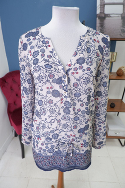 Блуза Oodji с принтом 42 размер