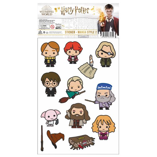 Наклейки Гарри Поттер Manga style ST008