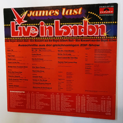 Винтажная виниловая пластинка LP James Last Live In London (Germany 1978)