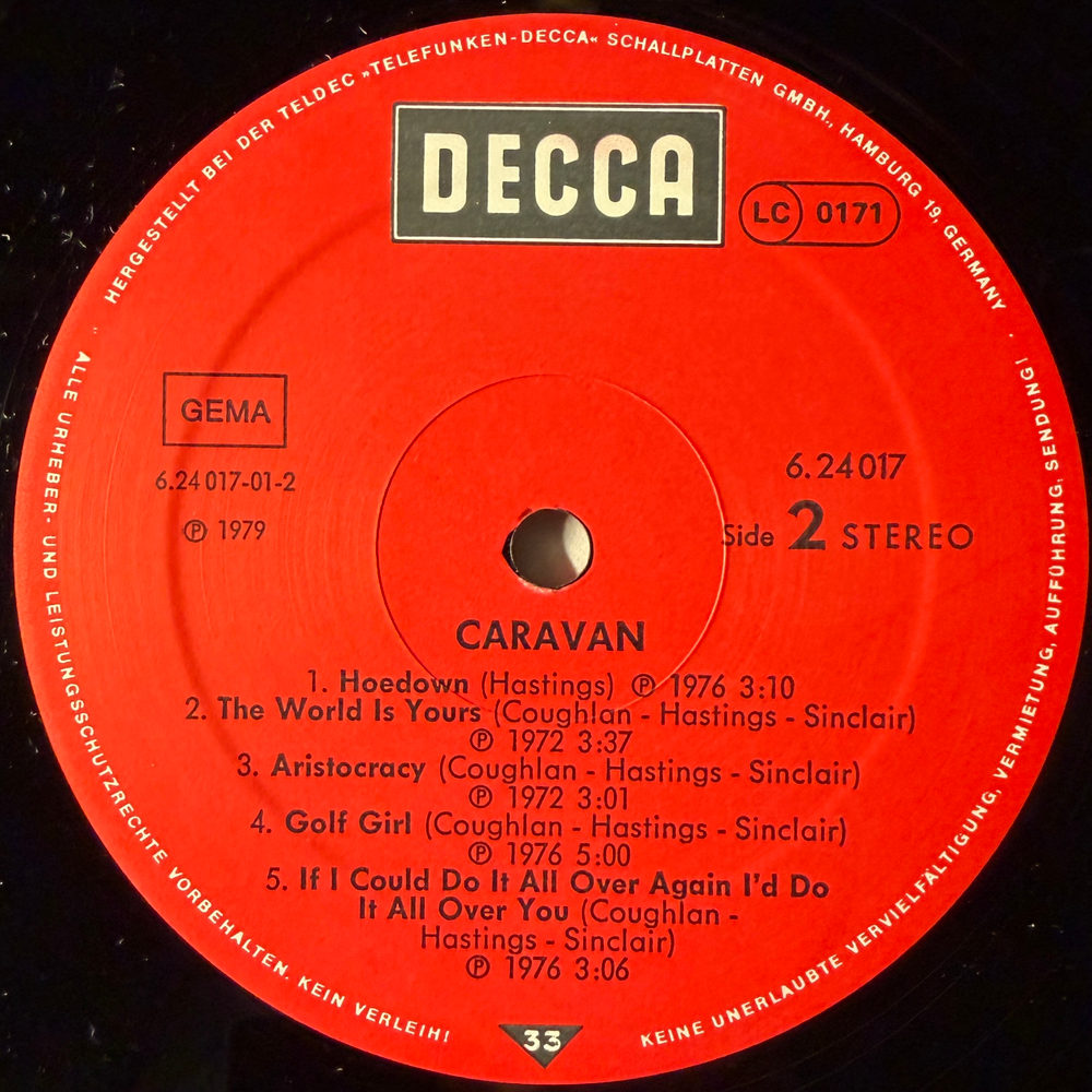 Caravan ‎– Caravan (Германия 1979г.)