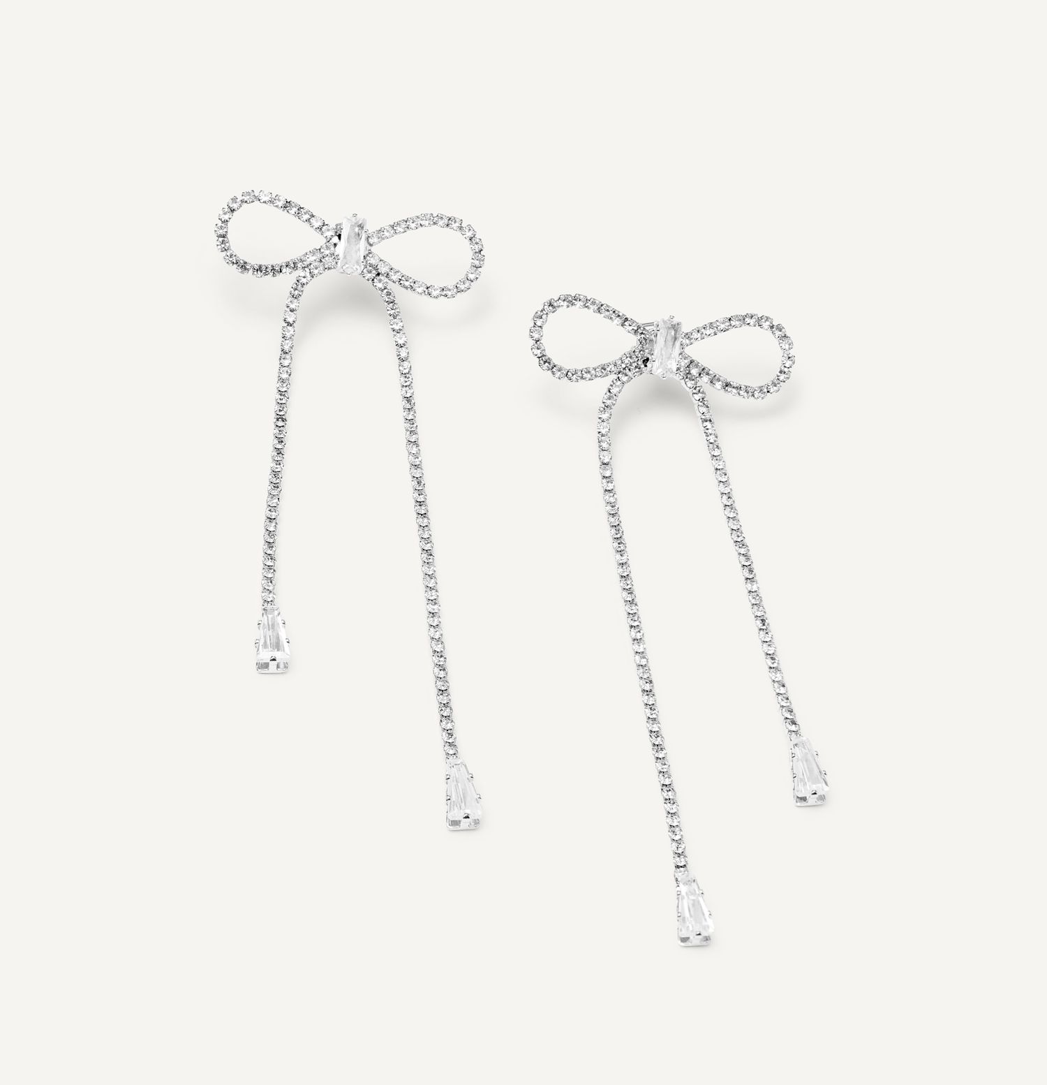 Серьги Diamond Nightfall Earrings - Silver