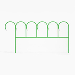 Заборчик садовый «Барашек» 46*75*375см (5 деталей)