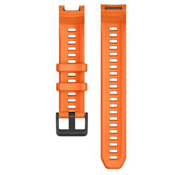 Ремешок для Garmin Instinct 3 (45) силиконовый ширина 22 мм оригинальное крепление (Оранжевый)