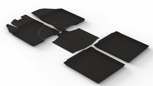 Резиновые коврики с высоким бортом для Lada Aura 2024-н.в. Seintex.318201