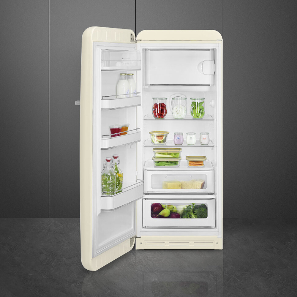 Отдельностоящий однодверный холодильник Smeg FAB28LCR5
