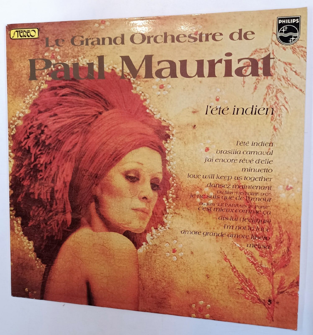 Винтажная виниловая пластинка Поль Мориа Le Grand Orchestre De Paul Mauriat Lete Indien (France 1975)