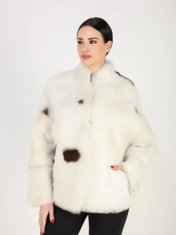 Дубленка зимняя шуба натуральная короткая